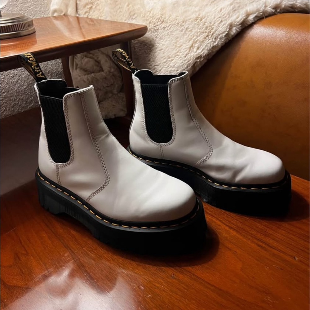 Woman’s White Doc Martens 2976